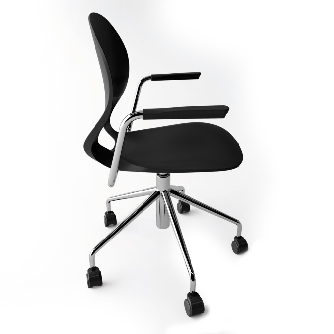 Buy Curvy Adjustable Height Option Swivel Task Chair | 212Concept