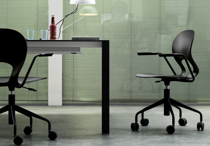 Buy Curvy Adjustable Height Option Swivel Task Chair | 212Concept