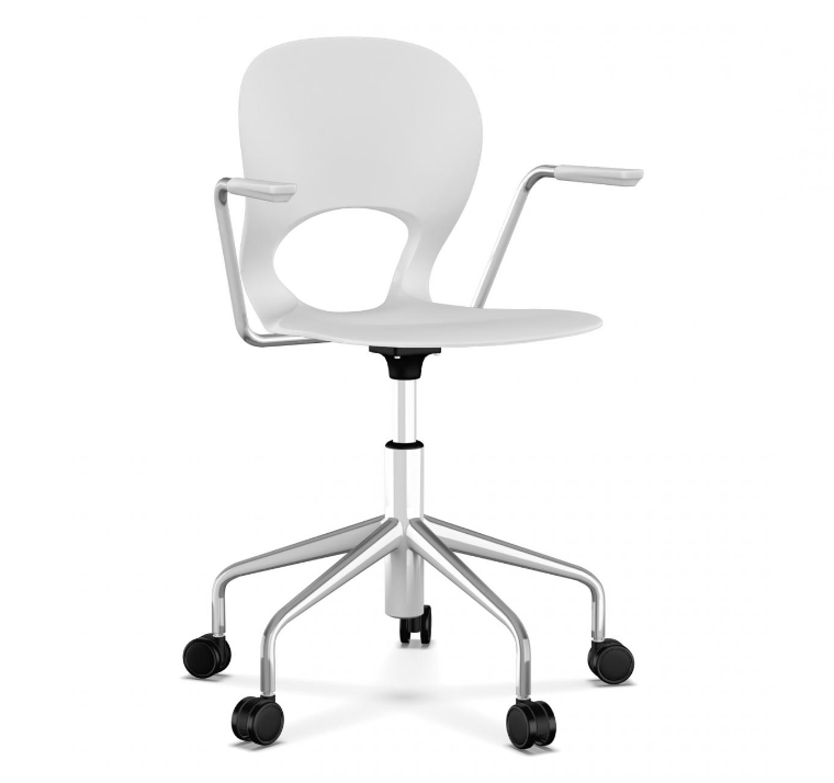 Buy Curvy Adjustable Height Option Swivel Task Chair | 212Concept