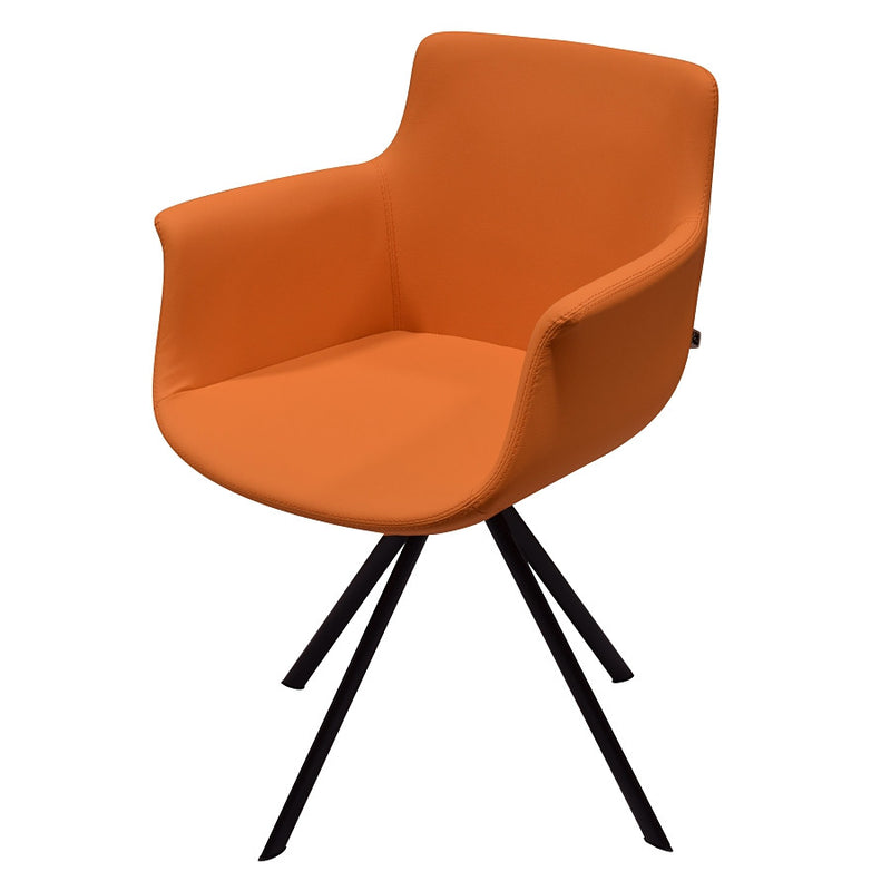 Buy Curved Modern 4-Legged Swivel Rego Armchair | 212Concept