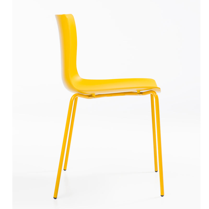 Rest 4-Leg Stacking Chair Upholstered