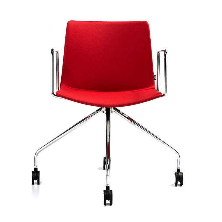 Buy Red Fabric Minimal Rest Office Task Chair | 212Concept