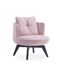 Buy Large Wood Base Round Lounge Chair | 212Concept