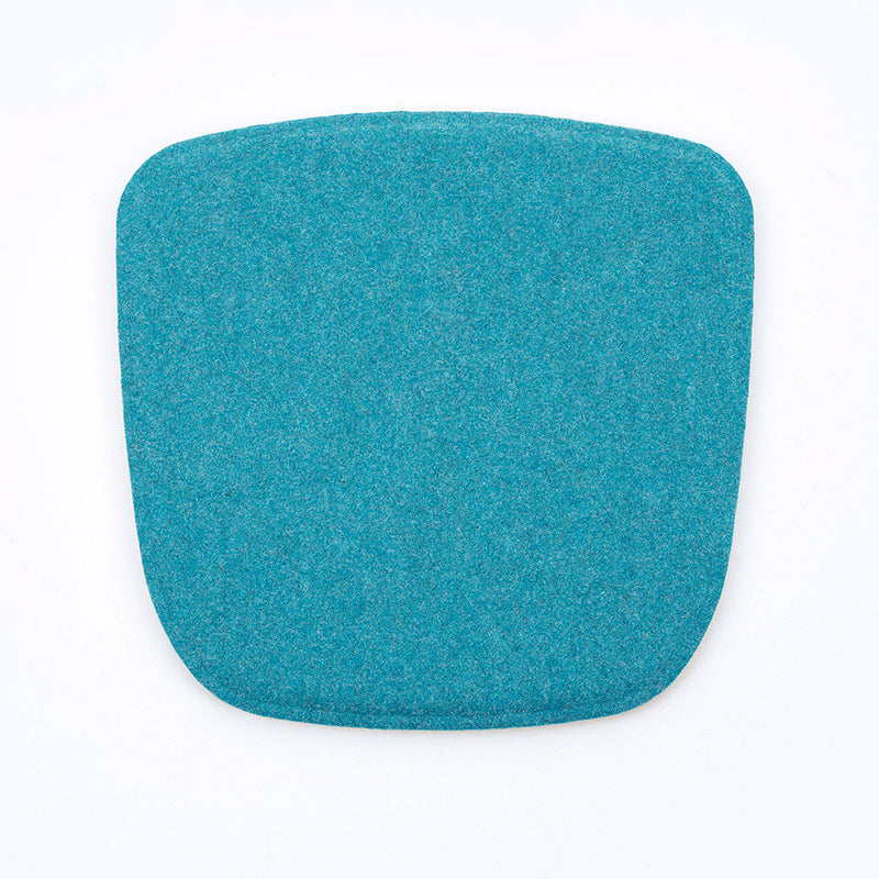 Modern Maharam Kvadrat Wool Seatpad for Kubikoff Armchair Collection Turquoise Wool