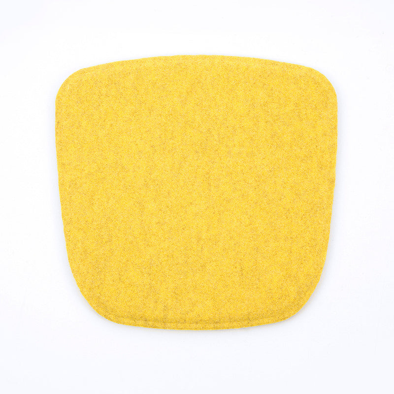 Modern Maharam Kvadrat Wool Seatpad for Kubikoff Armchair Collection Yellow Wool