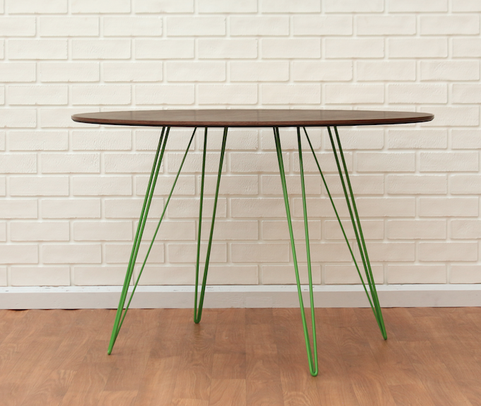 Buy Steel Legged Circle Williams Dining Table | 212Concept