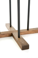 Side Table with Wood Legs