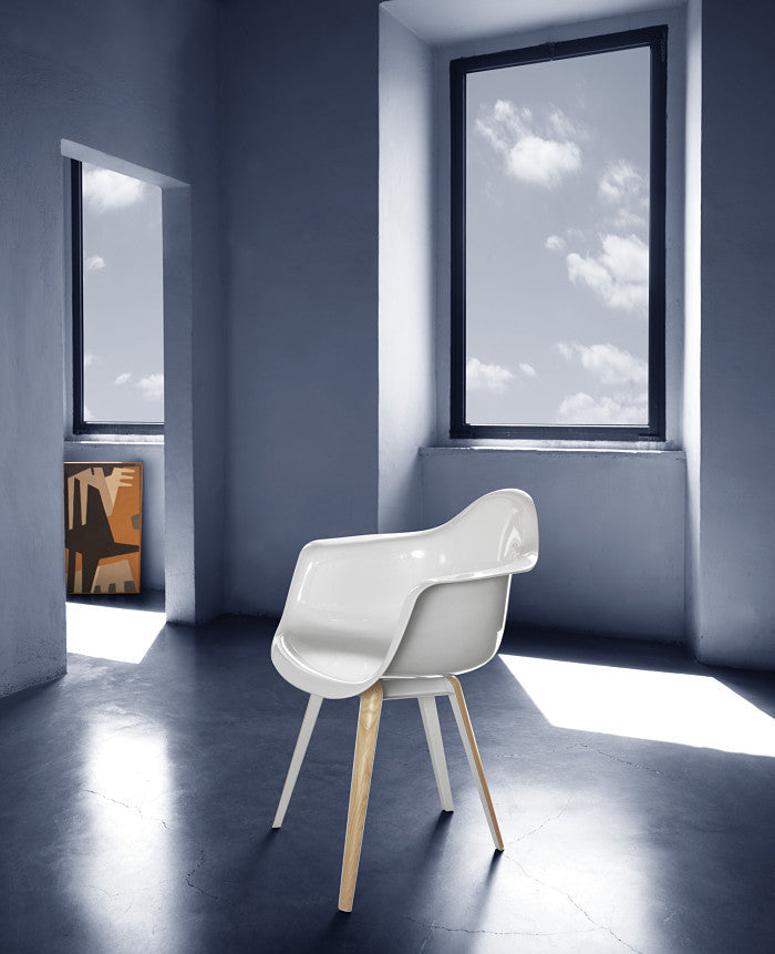 Slice modern armchair in room setting