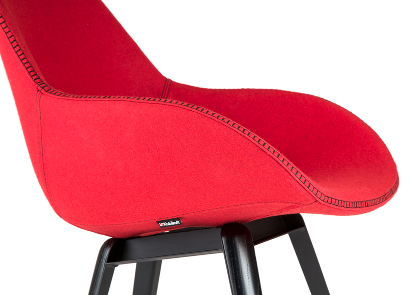 Buy Hand-Stitched Modern Ellipse Wood Legged Chair | 212Concept