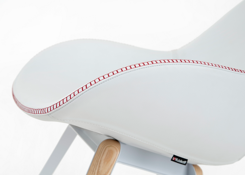Buy Hand-Stitched Modern Ellipse Wood Legged Chair | 212Concept
