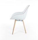 Buy Hand-Stitched Modern Ellipse Wood Legged Chair | 212Concept