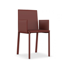 Shop For Sleek Minimal Leather Upholstered Italian Chair | 212Concept