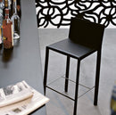 Shop For Sleek Minimal Leather Upholstered Italian Stool | 212Concept