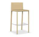 Shop For Sleek Minimal Leather Upholstered Italian Stool | 212Concept