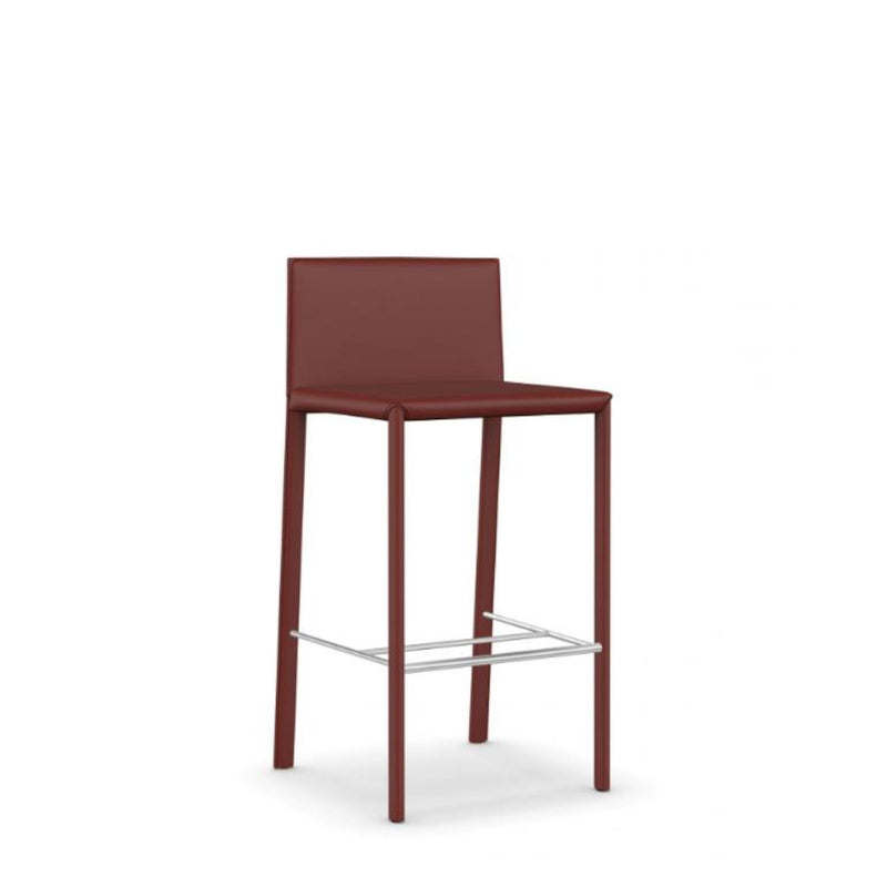 Slim Leather Stool