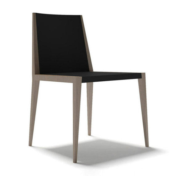 Spirit modern dining chair with wooden frame