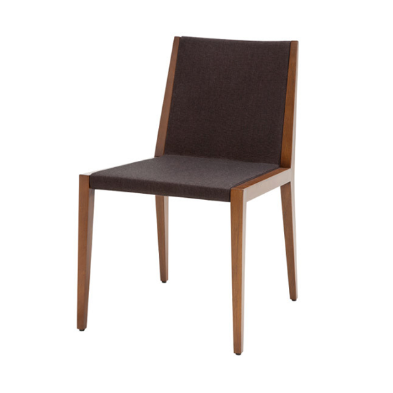 Spirit modern dining chair in black