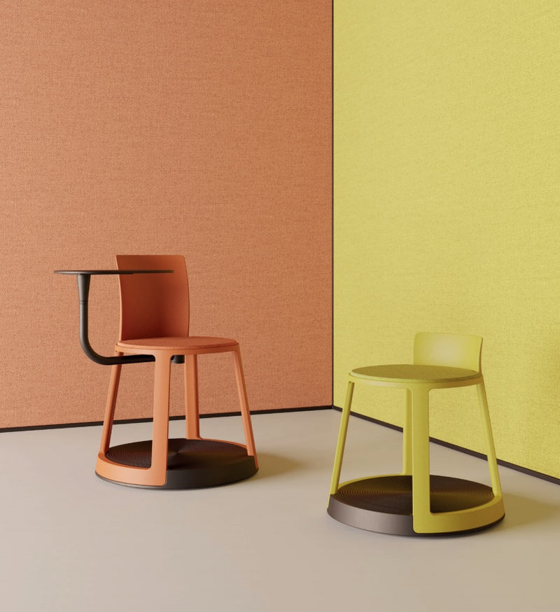 Revo Low Stool on Castor Base