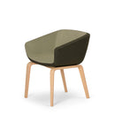 Arca Mini Armchair, 4 Legs Wooden Base