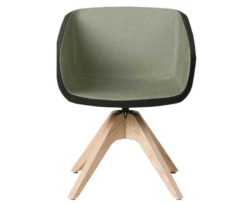 Arca Mini Chair Swivel Wooden Base