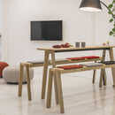 E-quo Bench with Cushions