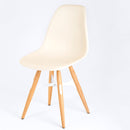 Ivory shell option ZigZag Modern Chair