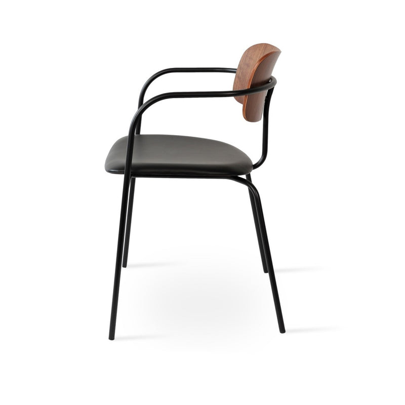 Academy Soft Seat Arm Dining Chair