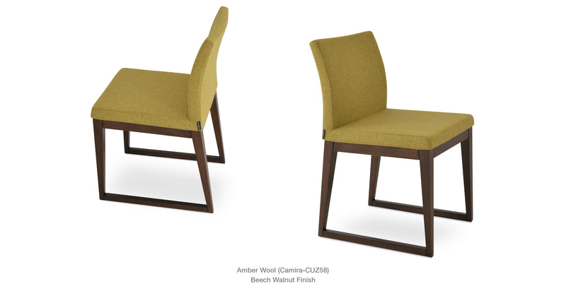 Aria Sled Wood Chair