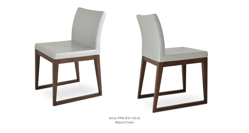 Aria Sled Wood Chair