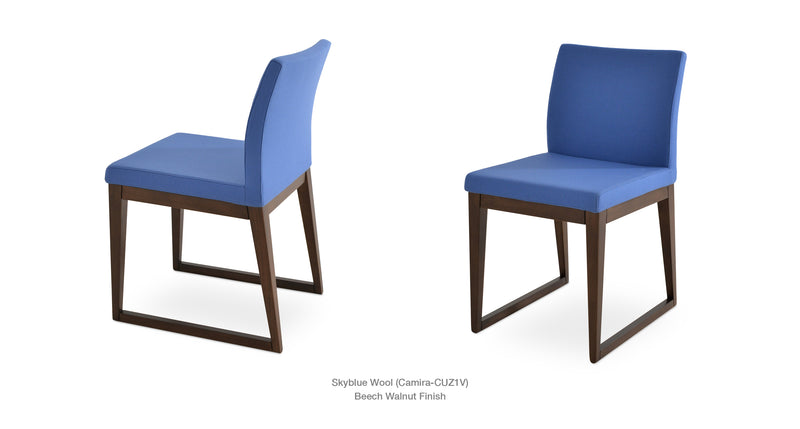 Aria Sled Wood Chair