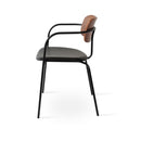 Academy Soft Seat Arm Dining Chair