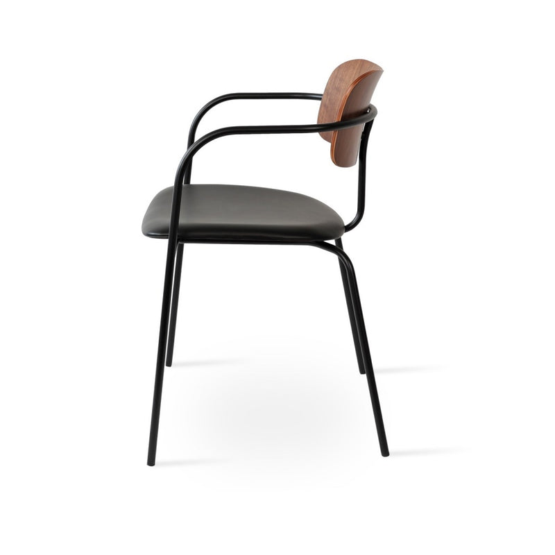 Academy Soft Seat Arm Dining Chair