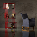 Red Bijou wire frame shelf
