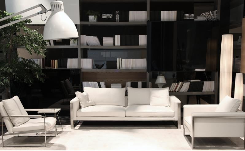 Ivory Boston modern sofa