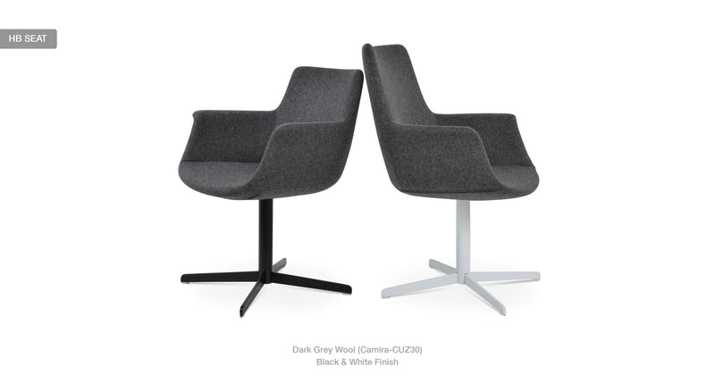 Bottega Arm 4 Star Swivel Chair