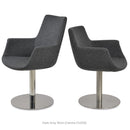 Bottega Arm Round Swivel Chair