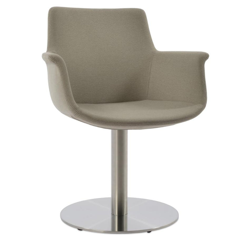 Bottega Arm Round Swivel Chair