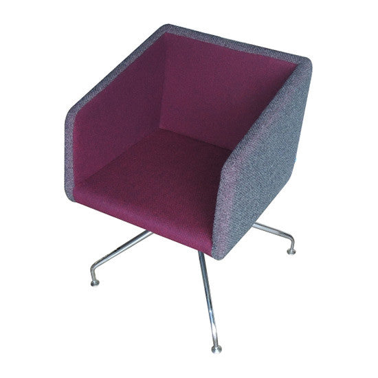 Buy Box Swivel Armchair Purple | 212Concept