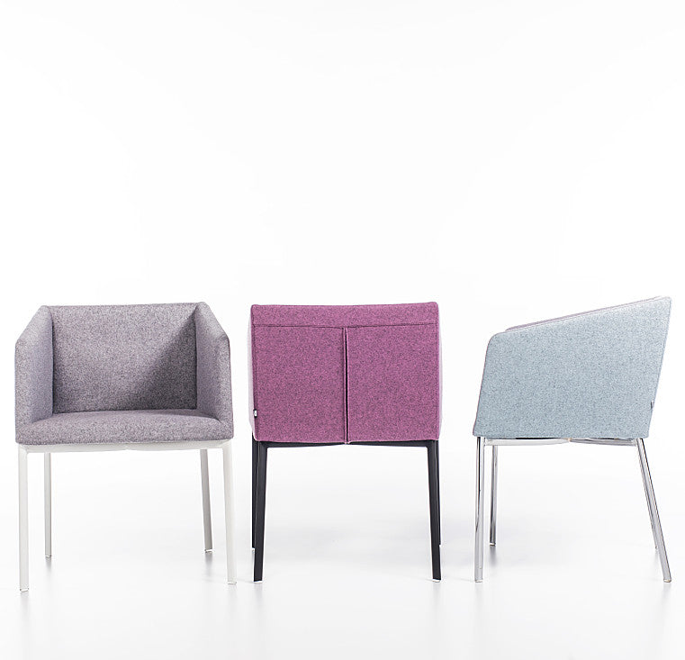 Buy Box 4-Leg Armchair in Fabric | 212Concept