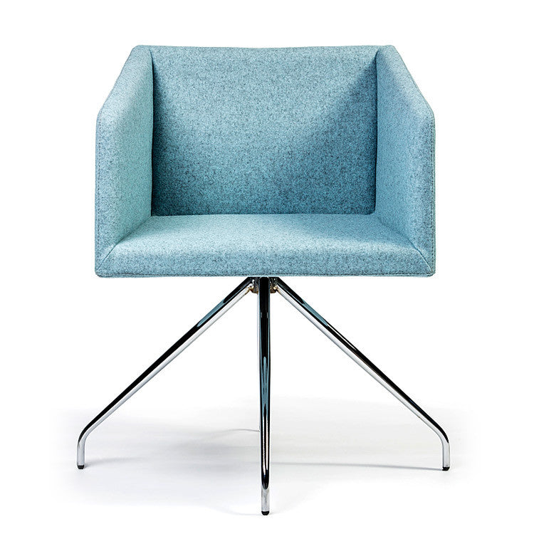 Buy Box Swivel Armchair Baby Blue | 212Concept