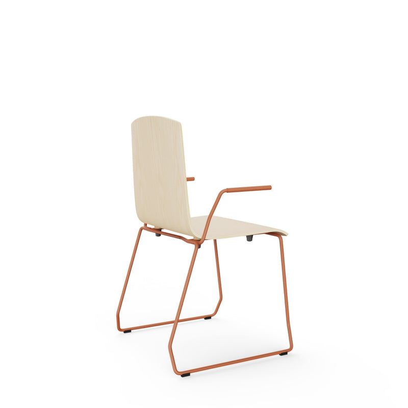 Aristo Chair Sled W/ARM