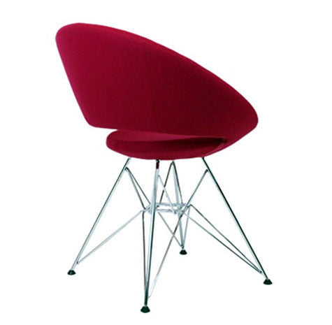 Crescent Tower modern dining chair rear view