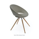 Crescent Carrot Swivel Chair