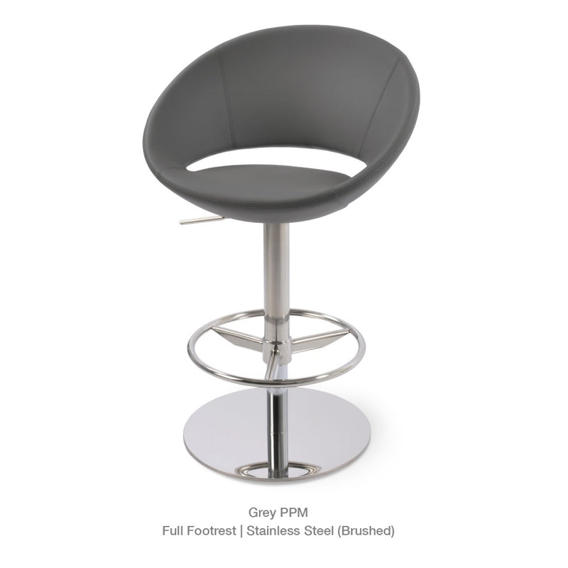 Crescent Piston Stool