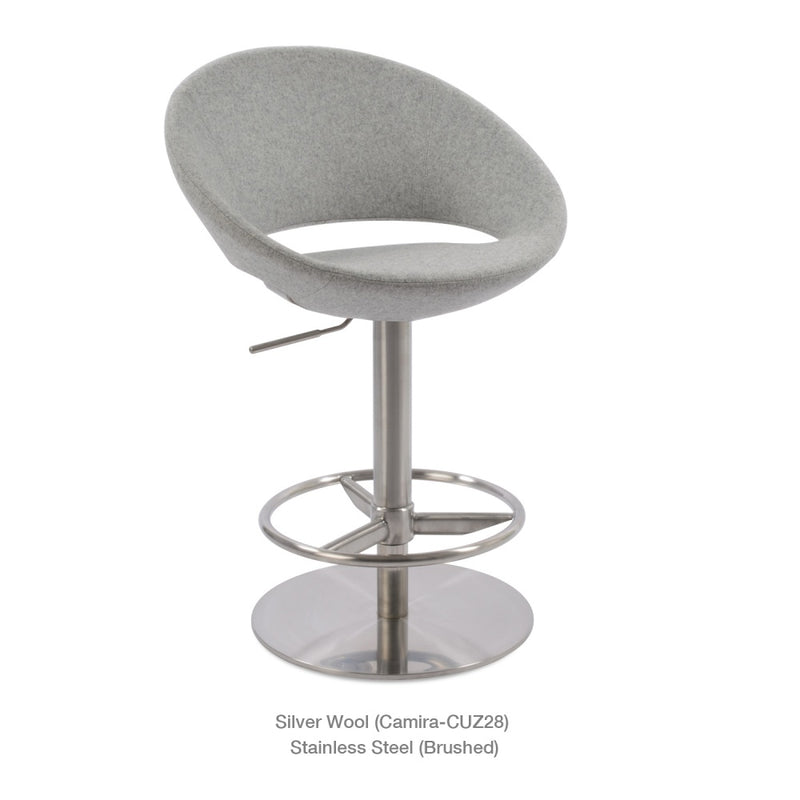 Crescent Piston Stool