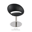 Crescent Round Swivel Chair