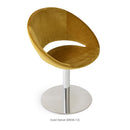 Crescent Round Swivel Chair