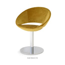 Crescent Round Swivel Chair