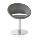 Crescent Round Swivel Chair