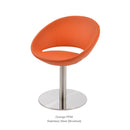 Crescent Round Swivel Chair
